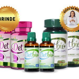 Detbio liquido e capsula, 2 frascos
